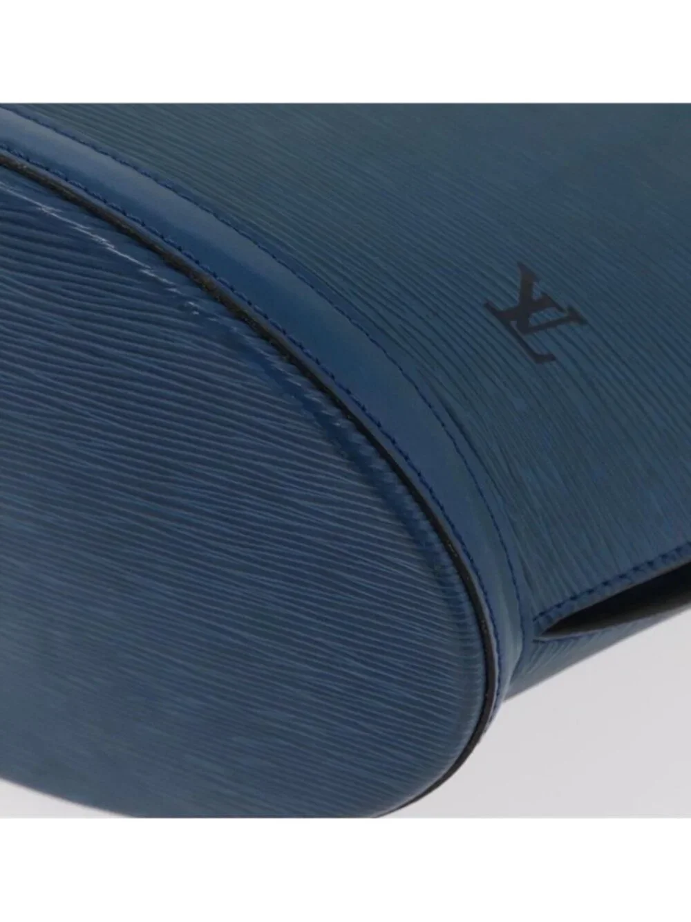 Authentic LOUIS VUITTON Epi Saint Jacques Shopping Shoulder Bag Blue M52275 LV